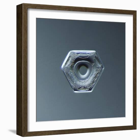 Triangular Plate Snowflake-null-Framed Giclee Print