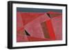 Triangulated Red Landscape, 2002-George Dannatt-Framed Giclee Print