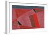 Triangulated Red Landscape, 2002-George Dannatt-Framed Giclee Print