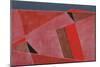 Triangulated Red Landscape, 2002-George Dannatt-Mounted Giclee Print