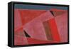 Triangulated Red Landscape, 2002-George Dannatt-Framed Stretched Canvas