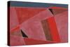 Triangulated Red Landscape, 2002-George Dannatt-Stretched Canvas