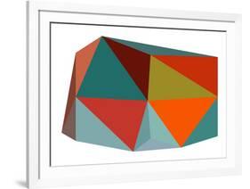 Triangulations n.1, 2013-Henri Boissiere-Framed Serigraph