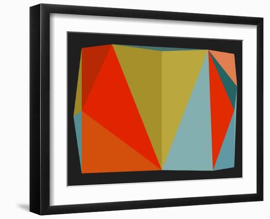 Triangulations n.5, 2013-Henri Boissiere-Framed Serigraph