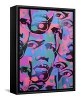 Tribal Abstract-Abstract Graffiti-Framed Stretched Canvas