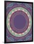 Tribal Bohemian Mandala Background with round Ornament Pattern-Marish-Framed Art Print