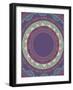 Tribal Bohemian Mandala Background with round Ornament Pattern-Marish-Framed Art Print