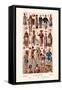 Tribal Clothing of Oceania-Racinet-Framed Stretched Canvas