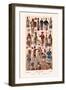 Tribal Clothing of Oceania-Racinet-Framed Art Print