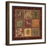 Tribal Collage I-Charlene Audrey-Framed Art Print