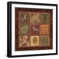 Tribal Collage I-Charlene Audrey-Framed Art Print