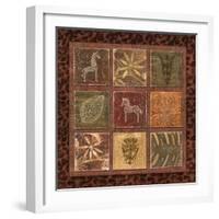 Tribal Collage I-Charlene Audrey-Framed Art Print