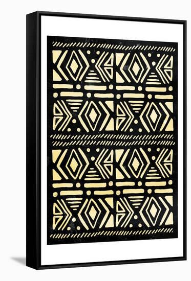 Tribal Directions Cream-Milli Villa-Framed Stretched Canvas