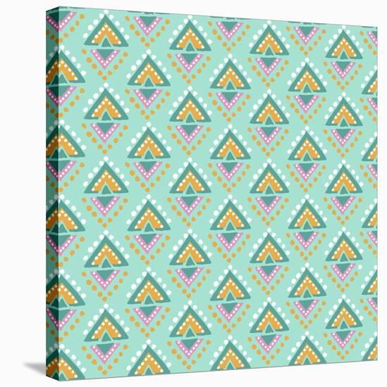 Tribal Dots-Joanne Paynter Design-Stretched Canvas