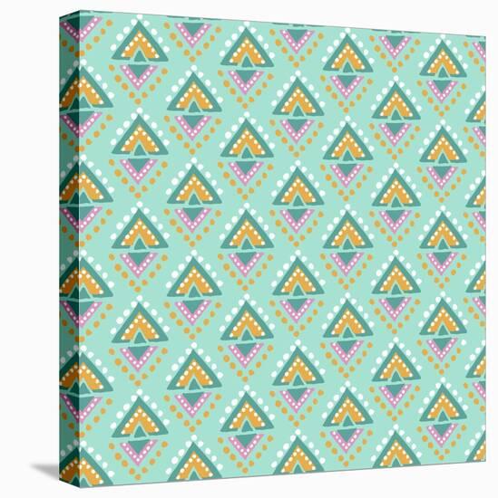 Tribal Dots-Joanne Paynter Design-Stretched Canvas