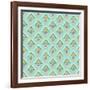 Tribal Dots-Joanne Paynter Design-Framed Giclee Print