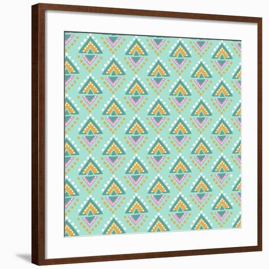 Tribal Dots-Joanne Paynter Design-Framed Giclee Print