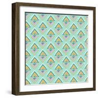 Tribal Dots-Joanne Paynter Design-Framed Giclee Print