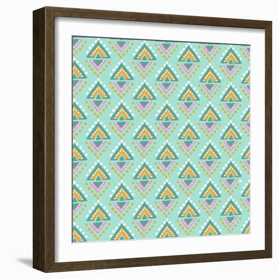 Tribal Dots-Joanne Paynter Design-Framed Giclee Print