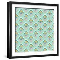 Tribal Dots-Joanne Paynter Design-Framed Giclee Print