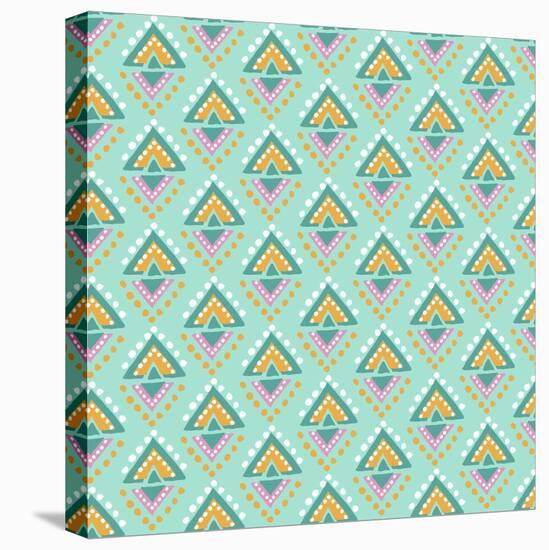 Tribal Dots-Joanne Paynter Design-Stretched Canvas