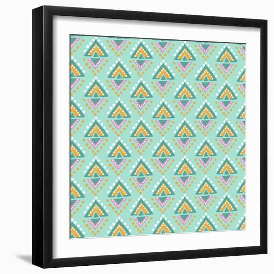 Tribal Dots-Joanne Paynter Design-Framed Premium Giclee Print
