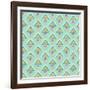 Tribal Dots-Joanne Paynter Design-Framed Giclee Print