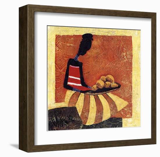 Tribal Fashion III-Yinka-Framed Art Print