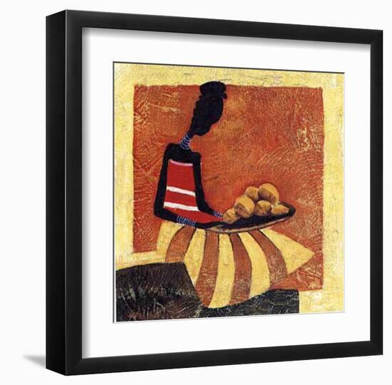 Tribal Fashion III-Yinka-Framed Art Print