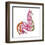 Tribal Fox 2-Melody Hogan-Framed Art Print