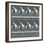 Tribal Giraffes-Joanne Paynter Design-Framed Giclee Print