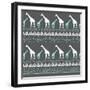 Tribal Giraffes-Joanne Paynter Design-Framed Giclee Print