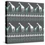 Tribal Giraffes-Joanne Paynter Design-Stretched Canvas