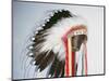Tribal Headdress, Sioux Tribe (Textile and Feathers)-American-Mounted Giclee Print
