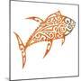 Tribal Koi 2-Melody Hogan-Mounted Art Print