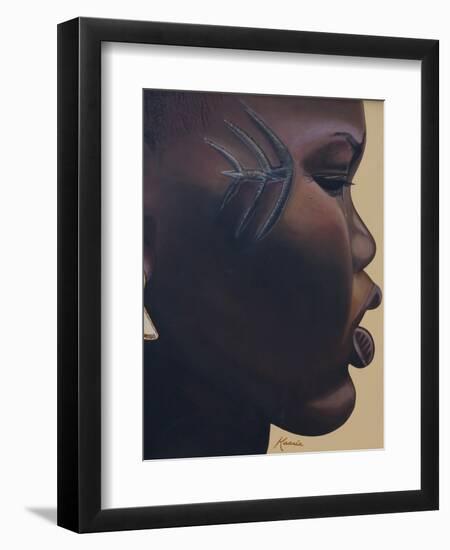 Tribal Mark, 2007-Kaaria Mucherera-Framed Premium Giclee Print