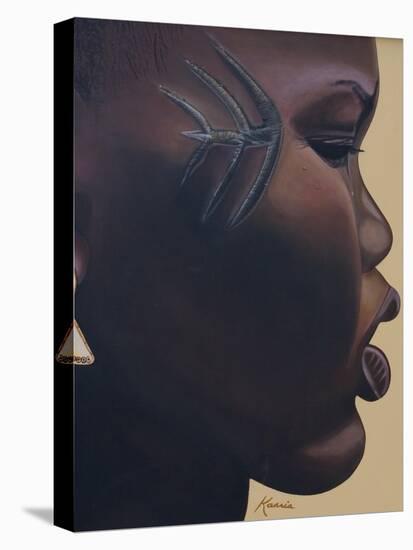 Tribal Mark, 2007-Kaaria Mucherera-Stretched Canvas