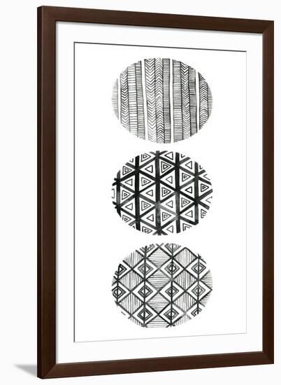 Tribal Pattern III-Grace Popp-Framed Art Print