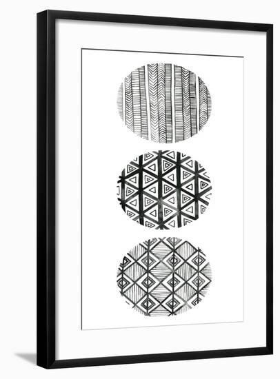 Tribal Pattern III-Grace Popp-Framed Art Print