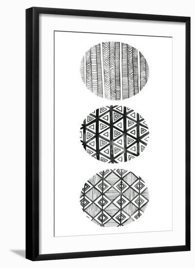 Tribal Pattern III-Grace Popp-Framed Art Print