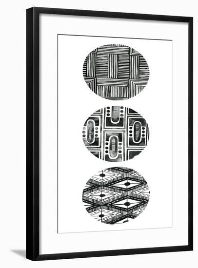 Tribal Pattern IV-Grace Popp-Framed Art Print