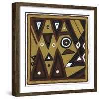 Tribal Rhythms II-Virginia A. Roper-Framed Art Print