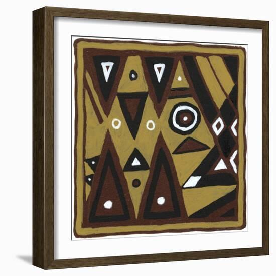 Tribal Rhythms II-Virginia A. Roper-Framed Art Print