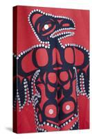 Tribal Robe, Chief Shakes Tribal House, Wrangell, Alaska, USA-Jaynes Gallery-Stretched Canvas