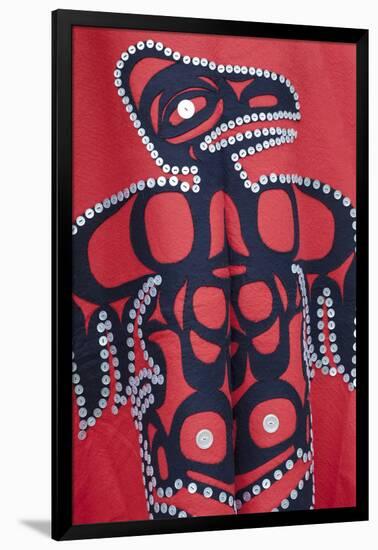 Tribal Robe, Chief Shakes Tribal House, Wrangell, Alaska, USA-Jaynes Gallery-Framed Photographic Print