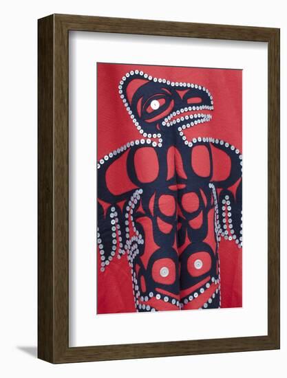 Tribal Robe, Chief Shakes Tribal House, Wrangell, Alaska, USA-Jaynes Gallery-Framed Photographic Print