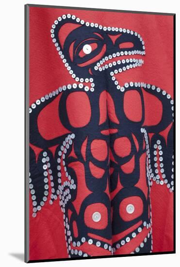 Tribal Robe, Chief Shakes Tribal House, Wrangell, Alaska, USA-Jaynes Gallery-Mounted Photographic Print