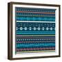 Tribal Striped Seamless Pattern.-Vodoleyka-Framed Art Print