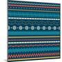 Tribal Striped Seamless Pattern.-Vodoleyka-Mounted Art Print