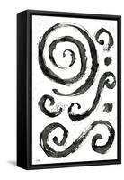 Tribal Swirls IV-Elizabeth Medley-Framed Stretched Canvas